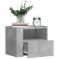 vidaXL Wand-Nachttische 2 Stk. Betongrau 45x30x35 cm vidaXL Wand-Nachttische 2 Stk. Betongrau 45x30x35 cm