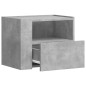 vidaXL Wand-Nachttische 2 Stk. Betongrau 45x30x35 cm vidaXL Wand-Nachttische 2 Stk. Betongrau 45x30x35 cm