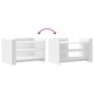 vidaXL Couchtisch Weiß 80x50x50 cm Holzwerkstoff vidaXL Couchtisch Weiß 80x50x50 cm Holzwerkstoff