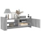 vidaXL TV-Schrank Grau Sonoma 100x35x40 cm Holzwerkstoff vidaXL TV-Schrank Grau Sonoma 100x35x40 cm Holzwerkstoff