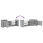 vidaXL TV-Schrank Grau Sonoma 100x35x40 cm Holzwerkstoff vidaXL TV-Schrank Grau Sonoma 100x35x40 cm Holzwerkstoff