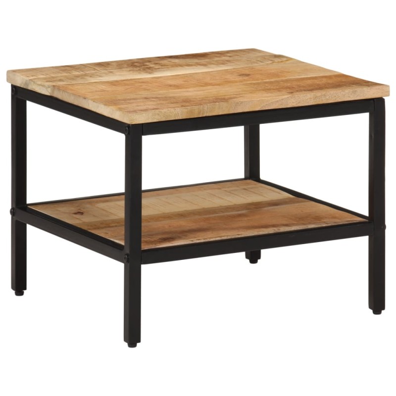 vidaXL Couchtisch 45x45x35 cm Raues Massivholz Mango vidaXL Couchtisch 45x45x35 cm Raues Massivholz Mango