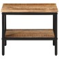 vidaXL Couchtisch 45x45x35 cm Raues Massivholz Mango vidaXL Couchtisch 45x45x35 cm Raues Massivholz Mango