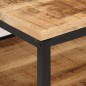 vidaXL Couchtisch 45x45x35 cm Raues Massivholz Mango vidaXL Couchtisch 45x45x35 cm Raues Massivholz Mango