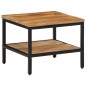 vidaXL Couchtisch 45x45x35 cm Raues Massivholz Mango vidaXL Couchtisch 45x45x35 cm Raues Massivholz Mango