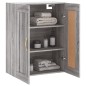 Wandschrank Grau Sonoma 69,5x34x90 cm Holzwerkstoff Wandschrank Grau Sonoma 69,5x34x90 cm Holzwerkstoff