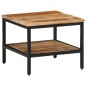 vidaXL Couchtisch 45x45x35 cm Raues Massivholz Mango vidaXL Couchtisch 45x45x35 cm Raues Massivholz Mango