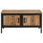 vidaXL Couchtisch 80x50x40 cm Raues Massivholz Mango vidaXL Couchtisch 80x50x40 cm Raues Massivholz Mango