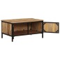 vidaXL Couchtisch 80x50x40 cm Raues Massivholz Mango vidaXL Couchtisch 80x50x40 cm Raues Massivholz Mango