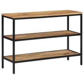vidaXL Konsolentisch 100x35x70 cm Raues Massivholz Mango