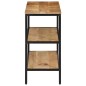 vidaXL Konsolentisch 100x35x70 cm Raues Massivholz Mango vidaXL Konsolentisch 100x35x70 cm Raues Massivholz Mango