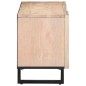 vidaXL TV-Schrank Weiß 105x34x46 cm Massivholz Mango vidaXL TV-Schrank Weiß 105x34x46 cm Massivholz Mango
