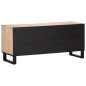vidaXL TV-Schrank Weiß 105x34x46 cm Massivholz Mango vidaXL TV-Schrank Weiß 105x34x46 cm Massivholz Mango