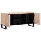 vidaXL TV-Schrank Weiß 105x34x46 cm Massivholz Mango vidaXL TV-Schrank Weiß 105x34x46 cm Massivholz Mango