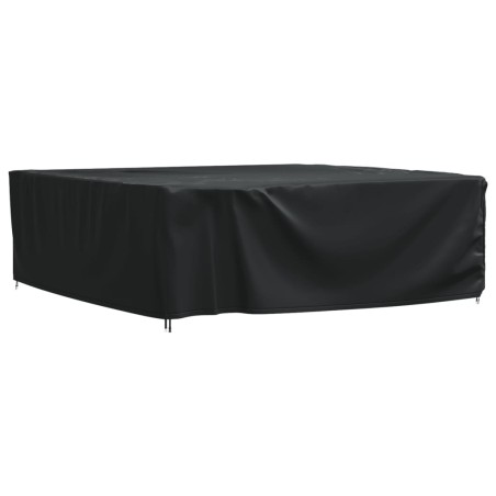 Gartenmöbel-Abdeckung Schwarz 260x260x90 cm Wasserdicht 420D
