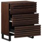 vidaXL Sideboard Braun 60x34x75 cm Massivholz Mango vidaXL Sideboard Braun 60x34x75 cm Massivholz Mango