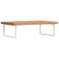 vidaXL Waschbeckenregal Wandmontage Stahl und Massivholz Buche vidaXL Waschbeckenregal Wandmontage Stahl und Massivholz Buche