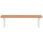 vidaXL Waschbeckenregal Wandmontage Stahl und Massivholz Buche vidaXL Waschbeckenregal Wandmontage Stahl und Massivholz Buche