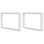 vidaXL Waschbeckenregal Wandmontage Stahl und Massivholz Buche vidaXL Waschbeckenregal Wandmontage Stahl und Massivholz Buche