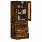Highboard Räuchereiche 69,5x34x180 cm Holzwerkstoff Highboard Räuchereiche 69,5x34x180 cm Holzwerkstoff