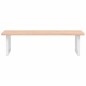 vidaXL Waschbeckenregal Wandmontage Stahl und Massivholz Buche vidaXL Waschbeckenregal Wandmontage Stahl und Massivholz Buche