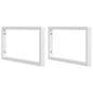 vidaXL Waschbeckenregal Wandmontage Stahl und Massivholz Buche vidaXL Waschbeckenregal Wandmontage Stahl und Massivholz Buche