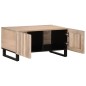 vidaXL Couchtisch Weiß 80x51x40 cm Massivholz Mango vidaXL Couchtisch Weiß 80x51x40 cm Massivholz Mango