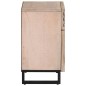 vidaXL Nachttisch Weiß 50x34x60 cm Massivholz Mango vidaXL Nachttisch Weiß 50x34x60 cm Massivholz Mango
