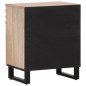 vidaXL Nachttisch Weiß 50x34x60 cm Massivholz Mango vidaXL Nachttisch Weiß 50x34x60 cm Massivholz Mango