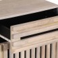 vidaXL Nachttisch Weiß 50x34x60 cm Massivholz Mango vidaXL Nachttisch Weiß 50x34x60 cm Massivholz Mango