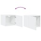 vidaXL Wandschrank Weiß 45x42,5x40 cm Holzwerkstoff vidaXL Wandschrank Weiß 45x42,5x40 cm Holzwerkstoff