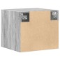 vidaXL Wandschrank Grau Sonoma 45x42,5x40 cm Holzwerkstoff vidaXL Wandschrank Grau Sonoma 45x42,5x40 cm Holzwerkstoff