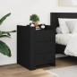 vidaXL Nachttisch Schwarz 45x50x65 cm Holzwerkstoff vidaXL Nachttisch Schwarz 45x50x65 cm Holzwerkstoff