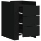 vidaXL Nachttisch Schwarz 45x50x65 cm Holzwerkstoff vidaXL Nachttisch Schwarz 45x50x65 cm Holzwerkstoff