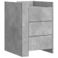 vidaXL Nachttisch Betongrau 45x50x65 cm Holzwerkstoff vidaXL Nachttisch Betongrau 45x50x65 cm Holzwerkstoff