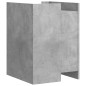 vidaXL Nachttisch Betongrau 45x50x65 cm Holzwerkstoff vidaXL Nachttisch Betongrau 45x50x65 cm Holzwerkstoff