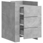 vidaXL Nachttisch Betongrau 45x50x65 cm Holzwerkstoff vidaXL Nachttisch Betongrau 45x50x65 cm Holzwerkstoff