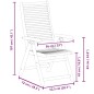vidaXL Gartenstühle 2 Stk. Klappbar Verstellbar Massivholz Akazie vidaXL Gartenstühle 2 Stk. Klappbar Verstellbar Massivholz Akazie