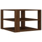 vidaXL Couchtisch Braun Eichen-Optik 59,5x59,5x40 cm Holzwerkstoff vidaXL Couchtisch Braun Eichen-Optik 59,5x59,5x40 cm Holzwerkstoff