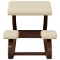 Kniestuhl Creme 48x71x51 cm Birkensperrholz Kniestuhl Creme 48x71x51 cm Birkensperrholz