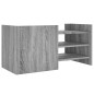 vidaXL TV-Schrank Grau Sonoma 80x35x40 cm Holzwerkstoff vidaXL TV-Schrank Grau Sonoma 80x35x40 cm Holzwerkstoff