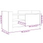 vidaXL TV-Schrank Grau Sonoma 80x35x40 cm Holzwerkstoff vidaXL TV-Schrank Grau Sonoma 80x35x40 cm Holzwerkstoff