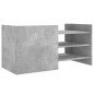 vidaXL TV-Schrank Betongrau 80x35x40 cm Holzwerkstoff vidaXL TV-Schrank Betongrau 80x35x40 cm Holzwerkstoff