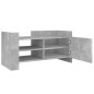 vidaXL TV-Schrank Betongrau 80x35x40 cm Holzwerkstoff vidaXL TV-Schrank Betongrau 80x35x40 cm Holzwerkstoff