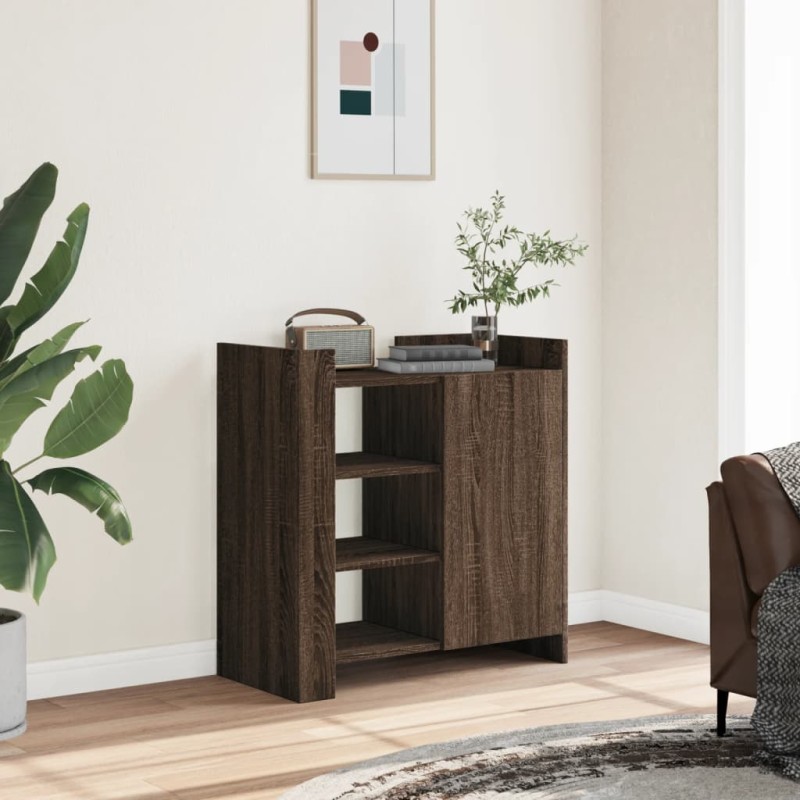 vidaXL Sideboard Braun Eichen-Optik 73,5x35x75 cm Holzwerkstoff vidaXL Sideboard Braun Eichen-Optik 73,5x35x75 cm Holzwerkstoff