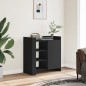 vidaXL Sideboard Schwarz 73,5x35x75 cm Holzwerkstoff vidaXL Sideboard Schwarz 73,5x35x75 cm Holzwerkstoff