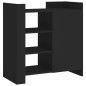 vidaXL Sideboard Schwarz 73,5x35x75 cm Holzwerkstoff vidaXL Sideboard Schwarz 73,5x35x75 cm Holzwerkstoff