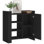 vidaXL Sideboard Schwarz 73,5x35x75 cm Holzwerkstoff vidaXL Sideboard Schwarz 73,5x35x75 cm Holzwerkstoff