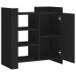 vidaXL Sideboard Schwarz 73,5x35x75 cm Holzwerkstoff vidaXL Sideboard Schwarz 73,5x35x75 cm Holzwerkstoff