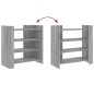 vidaXL Sideboard Grau Sonoma 73,5x35x75 cm Holzwerkstoff vidaXL Sideboard Grau Sonoma 73,5x35x75 cm Holzwerkstoff